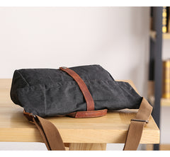 Waxed Canvas Mens Womens Side Bag 13‘’ Khaki Courier Bag Messenger Bag for Men - iwalletsmen