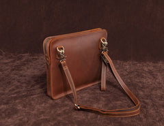 Classy Leather Mens Work Clutch Bag Wirstlet Cluch Messenger Bag For Men - iwalletsmen