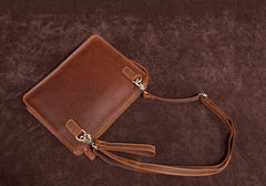 Classy Leather Mens Work Clutch Bag Wirstlet Cluch Messenger Bag For Men - iwalletsmen