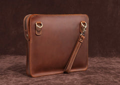 Classy Leather Mens Work Clutch Bag Wirstlet Cluch Messenger Bag For Men - iwalletsmen