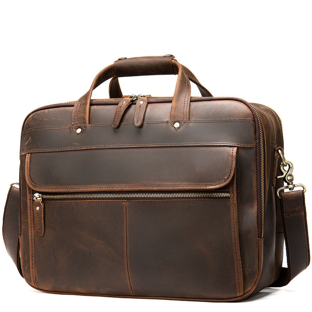 Leather Messenger Fine Bag Saddle Laptop Bag Messenger Bag Laptop Bag  Office Wow | eBay