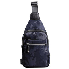 Cool Nylon Men's Sling Bag Camouflage Chest Bag Nylon One shoulder Backpack Sling Pack For Men - iwalletsmen