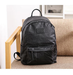 Cool Black Nylon Backpack Men's 14 inches Waterproof Backpack School Backpack For Men - iwalletsmen