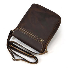 Cool Coffee LEATHER MENS 10 inches Vertical iPAD BAG COURIER BAG Brown MESSENGER BAG FOR MEN - iwalletsmen