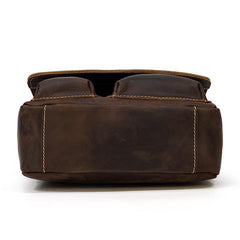 Cool Coffee LEATHER MENS 10 inches Vertical iPAD BAG COURIER BAG Brown MESSENGER BAG FOR MEN - iwalletsmen