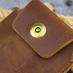 Cool Leather Men's Slim Cell Phone Holster Phone Holster Belt Bag Belt Pouch For Men - iwalletsmen