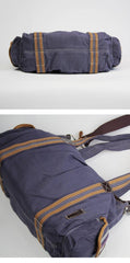 Cool Canvas Black Men 13 inches Messenger Bag Green Side Bag Travel Handbag For Men - iwalletsmen