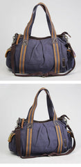 Cool Canvas Black Men 13 inches Messenger Bag Green Side Bag Travel Handbag For Men - iwalletsmen