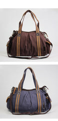 Cool Canvas Black Men 13 inches Messenger Bag Green Side Bag Travel Handbag For Men - iwalletsmen