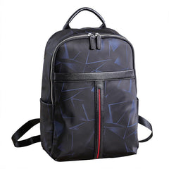 Cool Black Nylon Backpack Men's 14 inches Waterproof Backpack School Backpack For Men - iwalletsmen