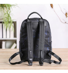 Cool Black Nylon Backpack Men's 14 inches Waterproof Backpack School Backpack For Men - iwalletsmen