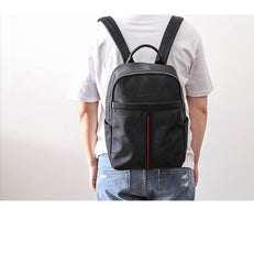 Cool Black Nylon Backpack Men's 14 inches Waterproof Backpack School Backpack For Men - iwalletsmen