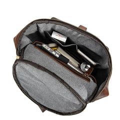 leather backpack mens​ Leather Travel Backpack Mens Leather Laptop Backpacks Large Leather Backpack for Men