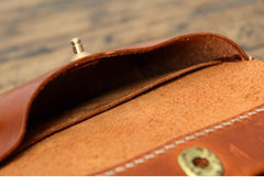 Cool Handmade Brown Leather Men Fanny Pack Hip Bag Bum Pack Waist Bag Chest Bag For Men - iwalletsmen