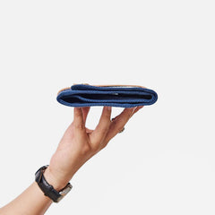 Cool Canvas Large Mens Trifold Clutch Wallet Canvas Long Casual Clutch Purse For Men - iwalletsmen