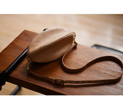 Cool Leather Men's American Football Sling Bag Sling Backpacks Unique Sling Crossbody Pack For Men