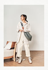 Fashion Nylon Mens Womens Khaki Messenger Bags Nylon Side Bag Shoulder Bag for Men Women - iwalletsmen