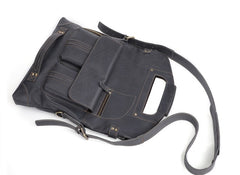 Cool 3-in-1 Brown Leather Mens Backpack Side Bag Laptop Handbag Backpack for Men - iwalletsmen