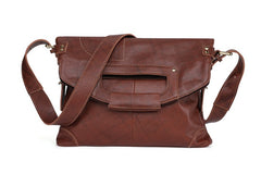 Cool 3-in-1 Brown Leather Mens Backpack Side Bag Laptop Handbag Backpack for Men - iwalletsmen