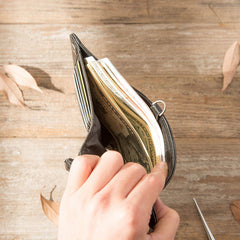 Cool Black Wristlet Wallet Leather Mens Long Wallet Long Wallet for Men - iwalletsmen