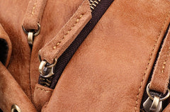 Cool Camel Black Leather Chest Bags Sling Bag Sling Crossbody Bag For Men - iwalletsmen