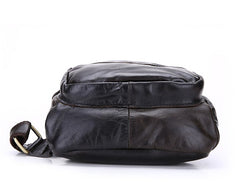 Cool Black and Brown Mens Leather Chest Bag Sling Bag Sling Crossbody Bag For Men - iwalletsmen