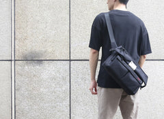 Cool OXFORD CLOTH PVC Men's Shoulder Bag School Bag Messenger Bag For Men - iwalletsmen