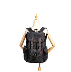 Cool Gray Fashion Mens Green Large Travel Backpack  14'' Computer Backpack for Men - iwalletsmen
