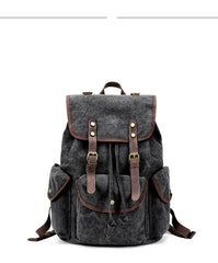 Cool Gray Fashion Mens Green Large Travel Backpack  14'' Computer Backpack for Men - iwalletsmen