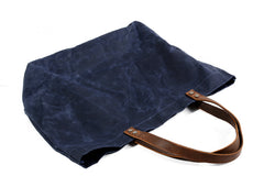 Cool Canvas Leather Mens Casual Waterproof Tote Bag Shoulder Bag Tote Purse For Men - iwalletsmen