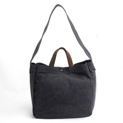 Cute Canvas Mens Womens White Handbag Tote Bag Shoulder Bag Tote Purse For Men - iwalletsmen