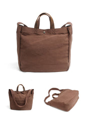 Cute Canvas Mens Womens White Handbag Tote Bag Shoulder Bag Tote Purse For Men - iwalletsmen