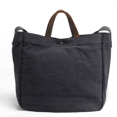 Cute Canvas Mens Womens White Handbag Tote Bag Shoulder Bag Tote Purse For Men - iwalletsmen