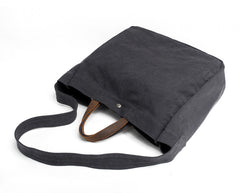 Cute Canvas Mens Womens White Handbag Tote Bag Shoulder Bag Tote Purse For Men - iwalletsmen