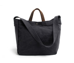 Cute Canvas Mens Womens White Handbag Tote Bag Shoulder Bag Tote Purse For Men - iwalletsmen