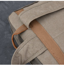 Waxed Canvas Leather Mens 15