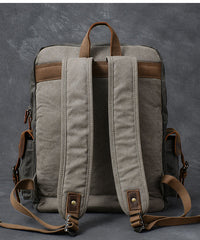 Waxed Canvas Leather Mens 15