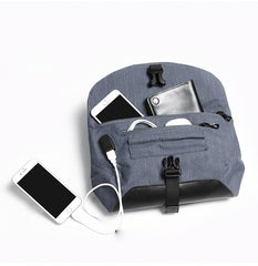 Cool Oxford Cloth PVC Men's Sling Bag Chest Bag One Shoulder Backpack For Men - iwalletsmen