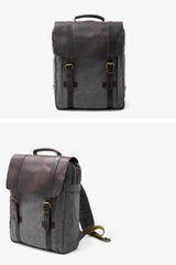 Vintage Canvas Mens Womens Large Pink College Backpack 14'' Green Travel Backpack Computer Backpack For Men - iwalletsmen