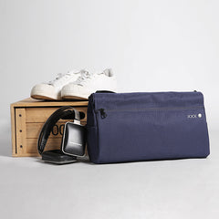 Fashion Oxford Cloth PVC Men's Black Sling Bag Chest Bag Blue One Shoulder Backpack For Men - iwalletsmen