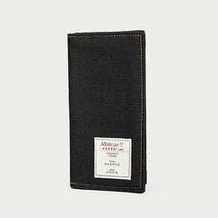 Cool Denim Mens Long Wallet Bifold Jean SLim Long Wallets For Men - iwalletsmen