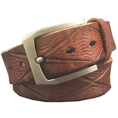 Handmade Cool Coffee Brown Leather Mens Belt Brown Leather Belt for Men - iwalletsmen