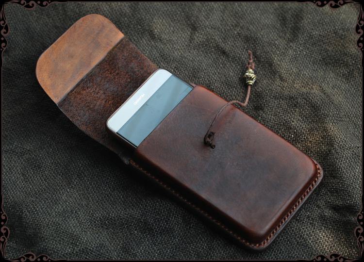 Cool Handmade Coffee Leather Mens Holster 6 Cool Handmade Coffee Leather Mens Holster 6