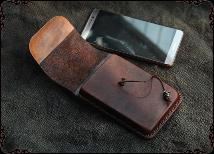 Cool Handmade Coffee Leather Mens Holster 6 Cool Handmade Coffee Leather Mens Holster 6