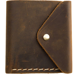 Cool Handmade Leather Mens Small Wallets Bifold Vintage billfold Wallet for Men - iwalletsmen