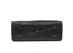 Cool Leather Mens Weekender Bag Shoulder Travel Bag Duffle Bag Coffee luggage Bag for Men - iwalletsmen