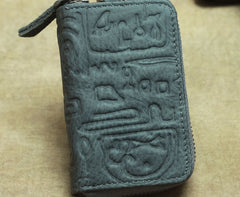 Cool Leather Aztec Designed Mens Car Key Key Wallet Small Key Holders for Men - iwalletsmen