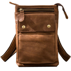 Cool Leather Belt Pouches Mens Waist Bag Shoulder Bag for Men - iwalletsmen