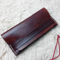 Cool Leather Bifold Mens Long Wallet Leather Long Wallets for Men - iwalletsmen