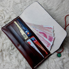 Cool Leather Bifold Mens Long Wallet Leather Long Wallets for Men - iwalletsmen